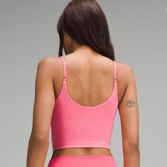 BNWT !! Lululemon Align Cropped Cami Tank Top :: Sakura Pink :: size 6 & 8 - Picture 3 of 8